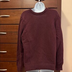 Croft & Barrow Men's Burgundy Crewneck Sweater